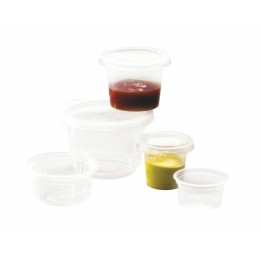 Pot plastique transparent chaud 500 ml - par 100