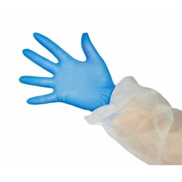 Gants nitrile bleus non poudrés taille M (7/8) - par 100