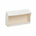 Boîte à bûche carton blanche 20 x 11 x 10 cm - par 25