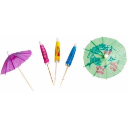 Pique de décoration coloré parasol 10 cm - par 200