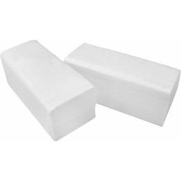 Essuie-main enchevêtré 2 plis blanc 180 feuilles - par 20