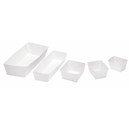 Barquette carton blanc ingraissable 150 ml - par 500