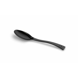 Cuillère à café réutilisable plastique noire 15 cm - par 40