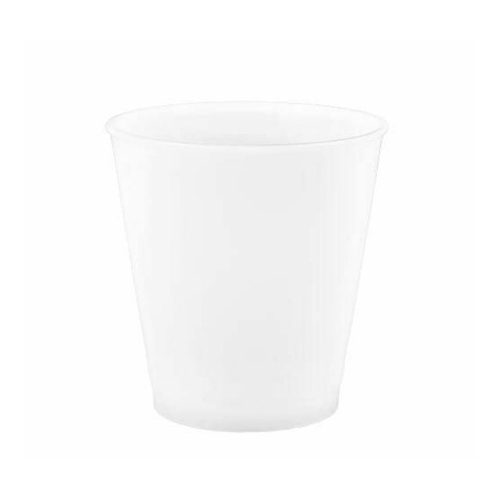 Verre plastique réutilisable blanc 180 ml