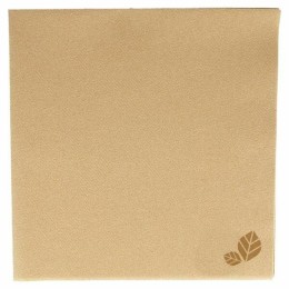 Serviette bambou naturel 20 x 20 cm - par 100
