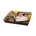 Assiette rectangulaire carton refermable 17,5 x 12,5 x 3 cm - par 200