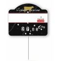 Étiquette prix à pique et à tournette pour viande bovine "Presti\'Luxe" 10,5 x 8,6 cm - par 10