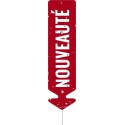 Étiquette prix flèche à pique "Nouveauté" 22 cm - par 5