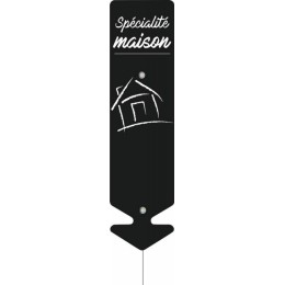 Étiquette prix flèche à pique "Spécialité Maison" 22 cm - par 5