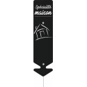 Étiquette prix flèche à pique "Spécialité Maison" 22 cm - par 5
