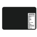Étiquette prix allergène sans pique noire 10,5 x 7 cm - par 10