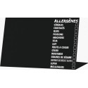 Chevalet information allergènes 7 x 5 cm - par 10