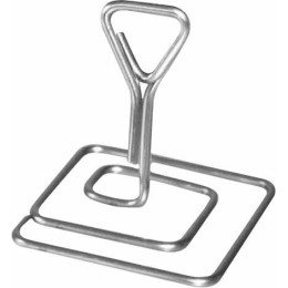 Porte étiquette prix métal sur pied carré 5 cm - par 3