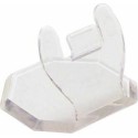 Support étiquette prix plastique transparent sur pied 4,5 cm - par 10