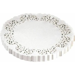 Dentelle papier ronde blanche Ø 34 cm - par 250