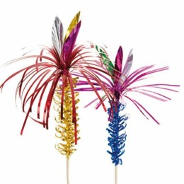 Pique de décoration coloré palmier 15 cm - par 50