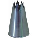 Douille cannelée 8 dents Ø 0,5 cm (A8) en inox  - à l\'unité