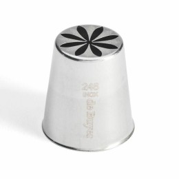 Douille russe à fleur (n°248) en inox - à l'unité