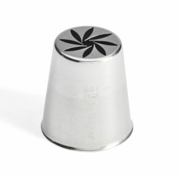 Douille russe à fleur (n°257) en inox - à l'unité