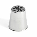 Douille russe à fleur (n°257) en inox - à l\'unité