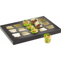 Calage carton pour 15 verrines 35,7 x 24,7 x 3 cm - par 15