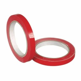 Ruban adhésif rouge 0,9 cm x 66 m - par 16
