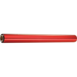 Film plastique métallisé rouge 69 cm x 50 m - à l'unité