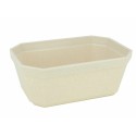 Terrine rectangulaire plastique beige 250 ml - par 100