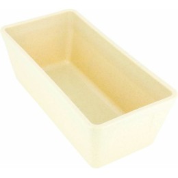 Terrine rectangulaire plastique beige 500 ml - par 100