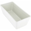 Terrine rectangulaire plastique blanc 500 ml - par 100