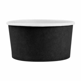 Bol salade rond kraft noir 1000 ml - par 50