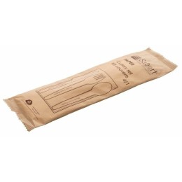 Kit couverts en papier 4 en 1 - par 50