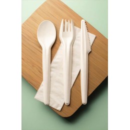 Kit couverts en papier 4 en 1 - par 50