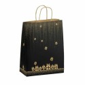 Sac papier kraft à poignées torsadées "Gala" 32 + 12 x 26 cm - par 50