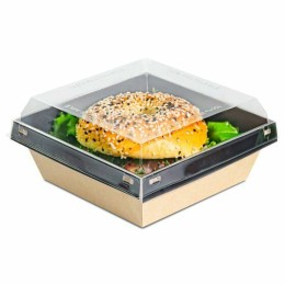 Barquette carton Luxifood 900 ml avec couvercle - par 20