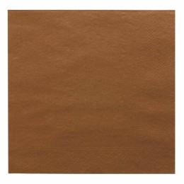 Serviette ouate marron 20 x 20 cm - par 100