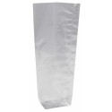 Sachet fond plastique argent 10 x 22 cm - par 100