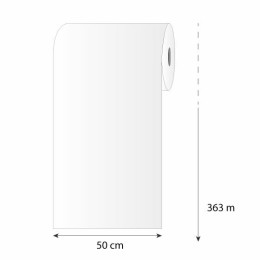 Papier paraffiné végétal 1 face blanc 50 g/m² "Origine France" en bobine de 50 cm - par 10 kg