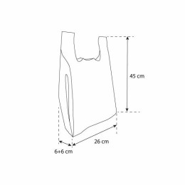Sac bretelles biosourcé en rouleau 23 x 6 + 6 x 45 cm - par 800