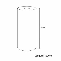 Rouleau papier aluminium en boîte distributrice 45 cm x 200 m - à l'unité