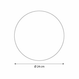 Support carton rond or double face Ø 24 cm - par 100