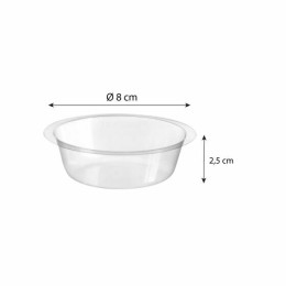 Moule aspic rond plastique transparent ø 8 cm - par 250