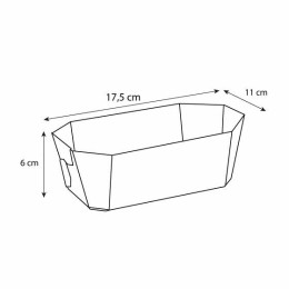 Moule de cuisson rectangulaire carton "Tradition" 17,5 x 11 x 6 cm - par 50