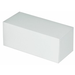 Boîte à bûche carton blanche 35 x 13 x 13 cm - par 25