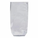 Sachet fond plastique argent 17 x 32 cm - par 100