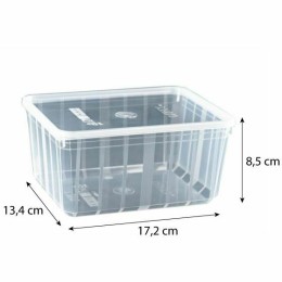 Boite Carty transparente avec couvercle 1350 ml - par 25