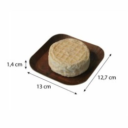 Plateau traiteur carton effet bois 13 x 12,7 x 1,4 cm - par 250