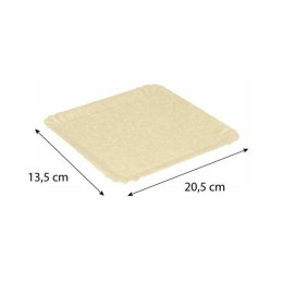 Assiette rectangulaire carton ingraissable 13,5 x 20,5 cm - par 100