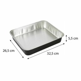 Plat aluminium noir READY2COOK  3900 ml - par 100