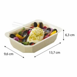 Barquette scellable carton kraft naturel 500 ml - par 60